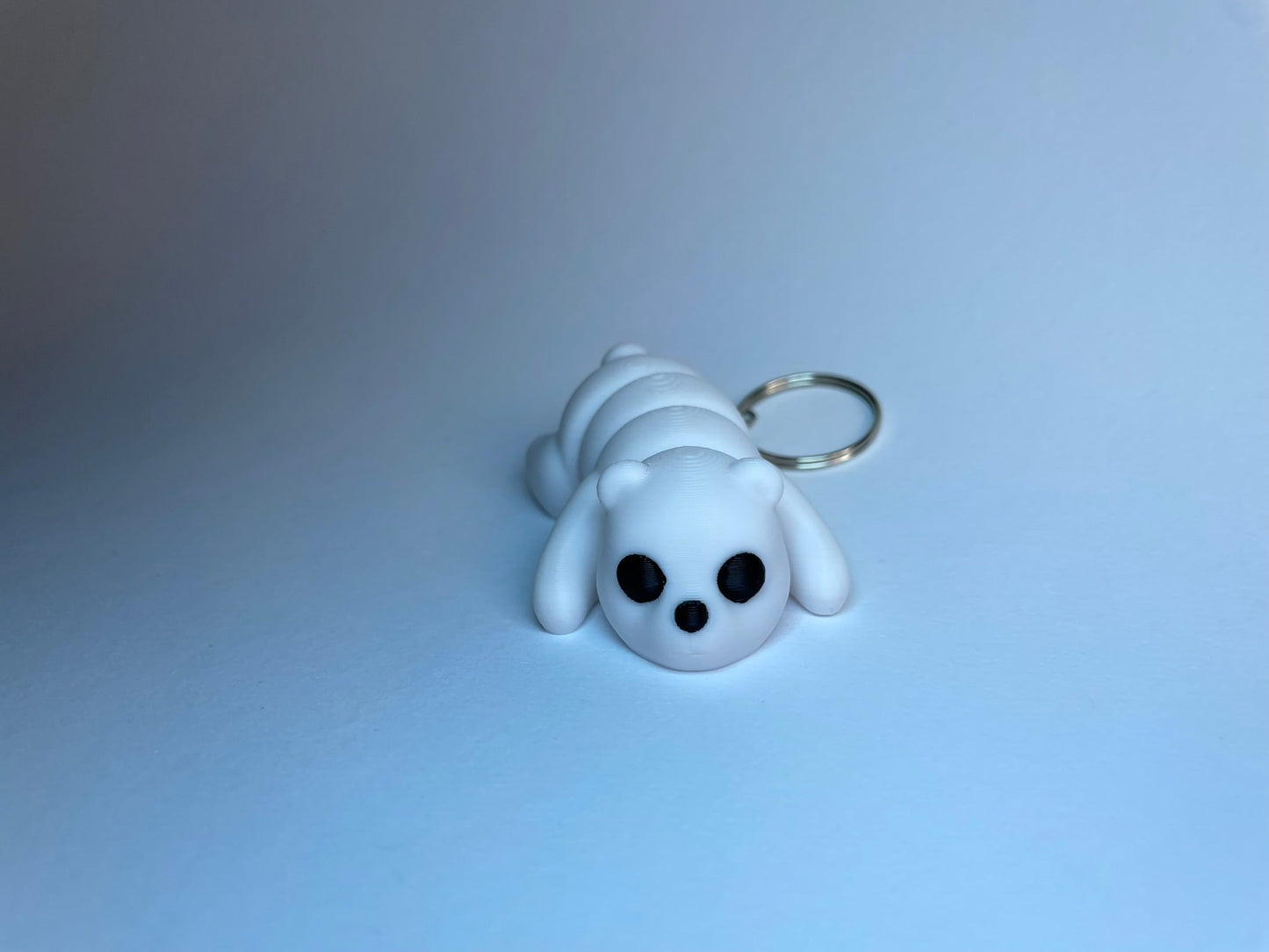 Flexi-Eisbär Schlüsselanhänger aus PLA, 3D-gedruckt von 3DruckAS