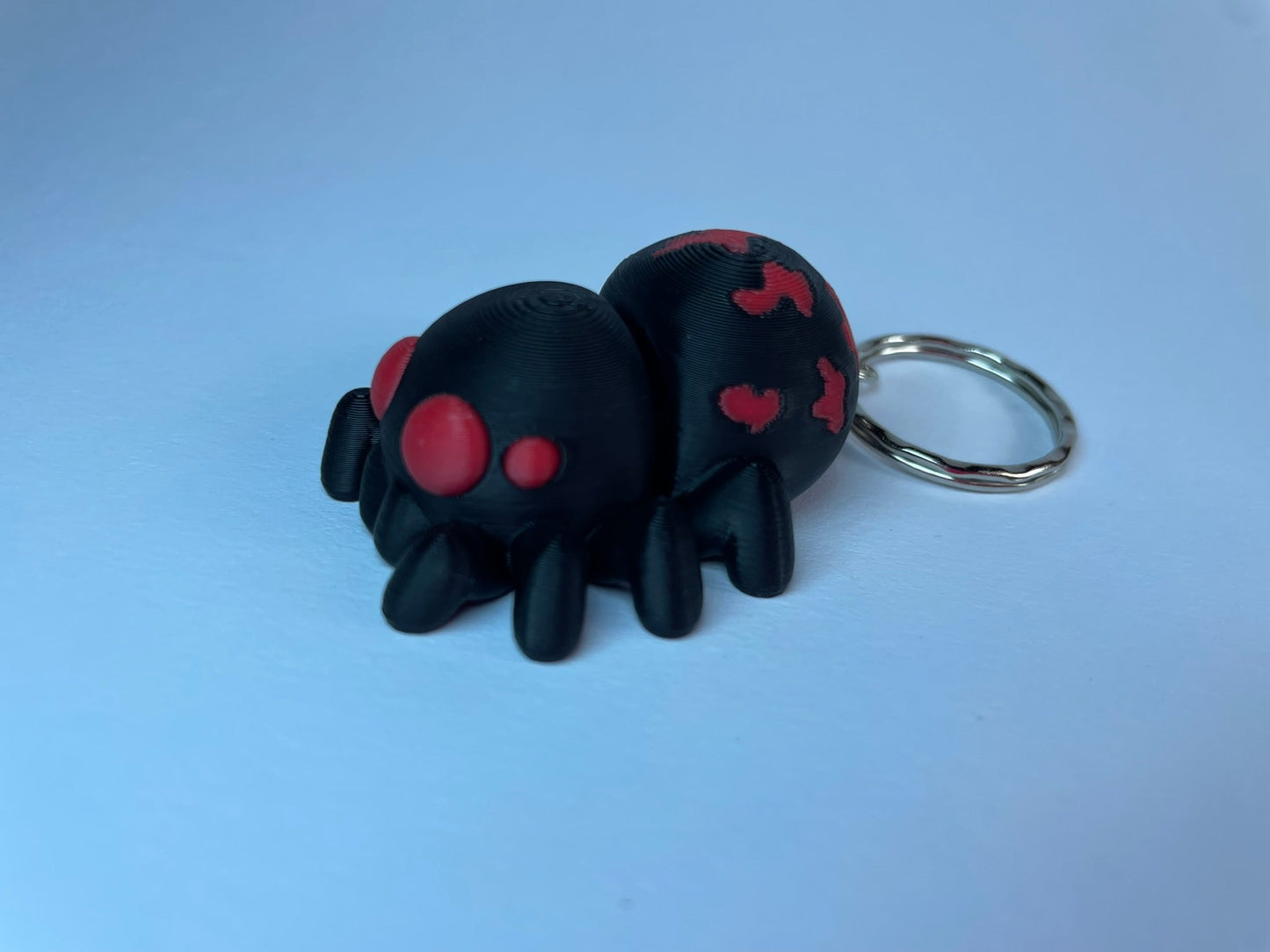 Flexi-Spinne Schlüsselanhänger aus PLA, 3D-gedruckt von 3DruckAS