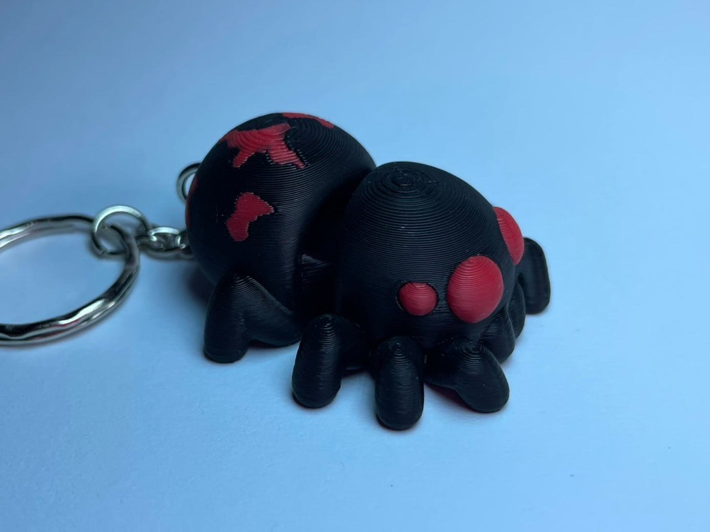 Flexi-Spinne Schlüsselanhänger aus PLA, 3D-gedruckt von 3DruckAS