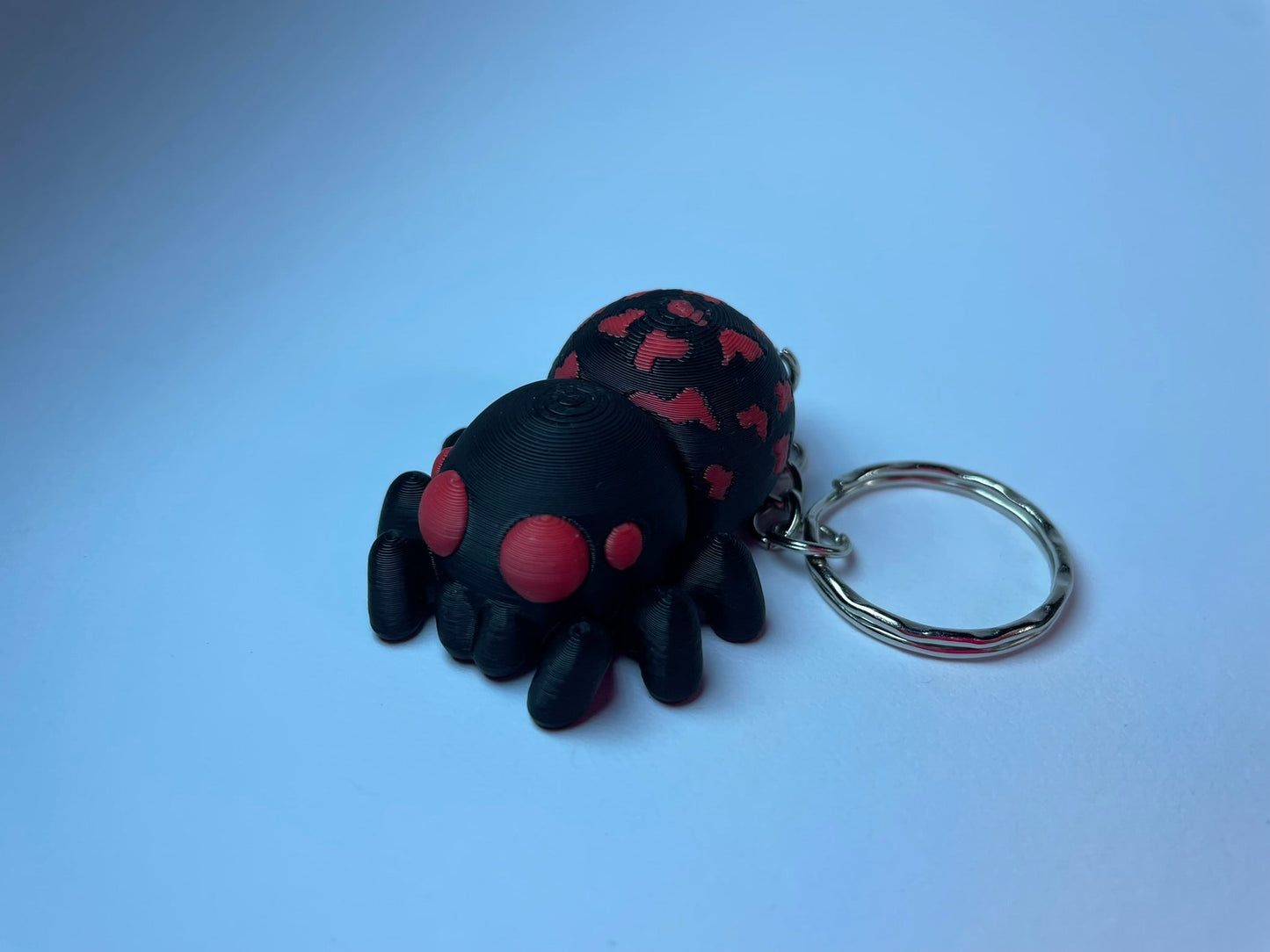 Flexi-Spinne Schlüsselanhänger aus PLA, 3D-gedruckt von 3DruckAS
