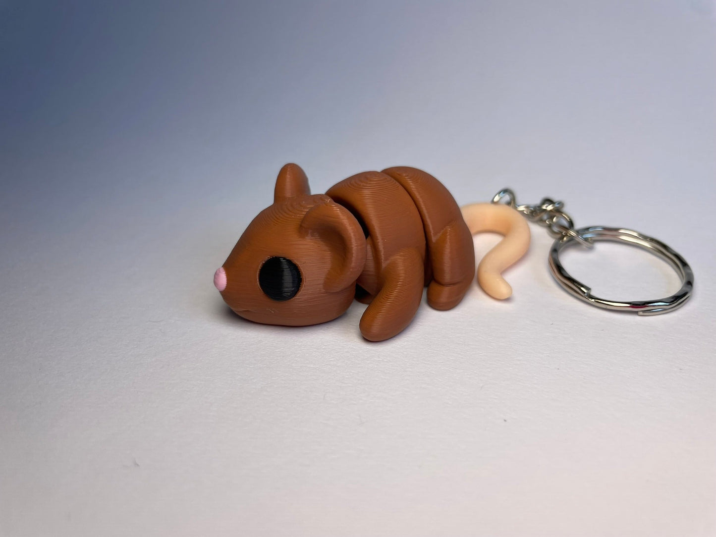 Flexi-Maus Schlüsselanhänger aus PLA, 3D-gedruckt von 3DruckAS