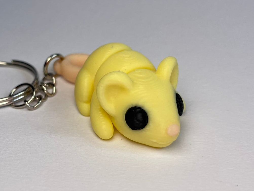 Flexi-Maus Schlüsselanhänger aus PLA, 3D-gedruckt von 3DruckAS