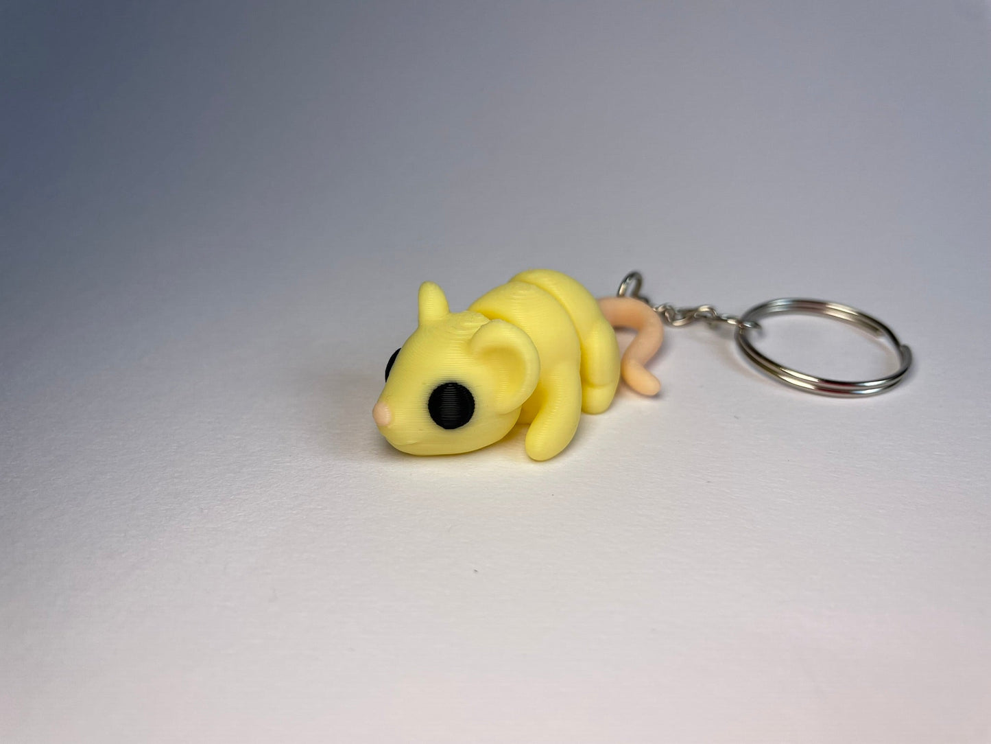 Flexi-Maus Schlüsselanhänger aus PLA, 3D-gedruckt von 3DruckAS