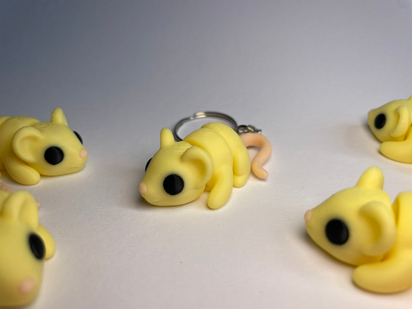 Flexi-Maus Schlüsselanhänger aus PLA, 3D-gedruckt von 3DruckAS