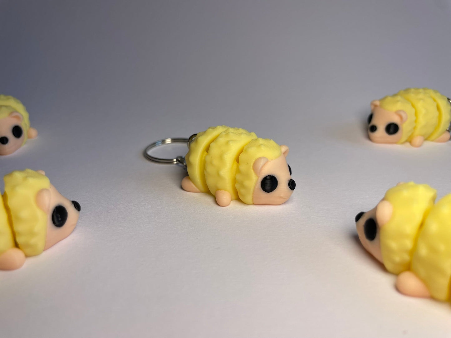 Flexi-Igel Schlüsselanhänger aus PLA, 3D-gedruckt von 3DruckAS