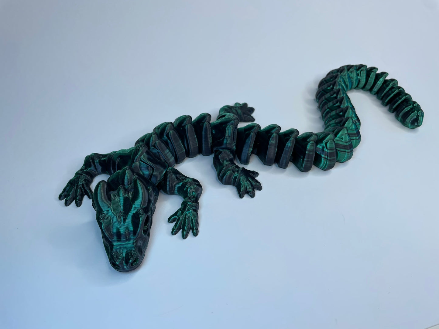 Flexi Skelett Drache aus PLA, 3D-gedruckt von 3DruckAS