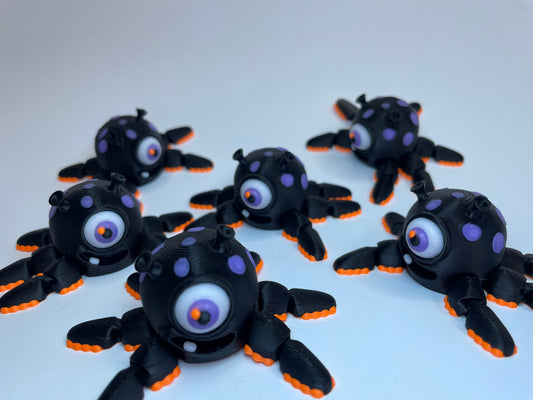 Flexi Alien Squid Spinner aus PLA, 3D-gedruckt von 3DruckAS