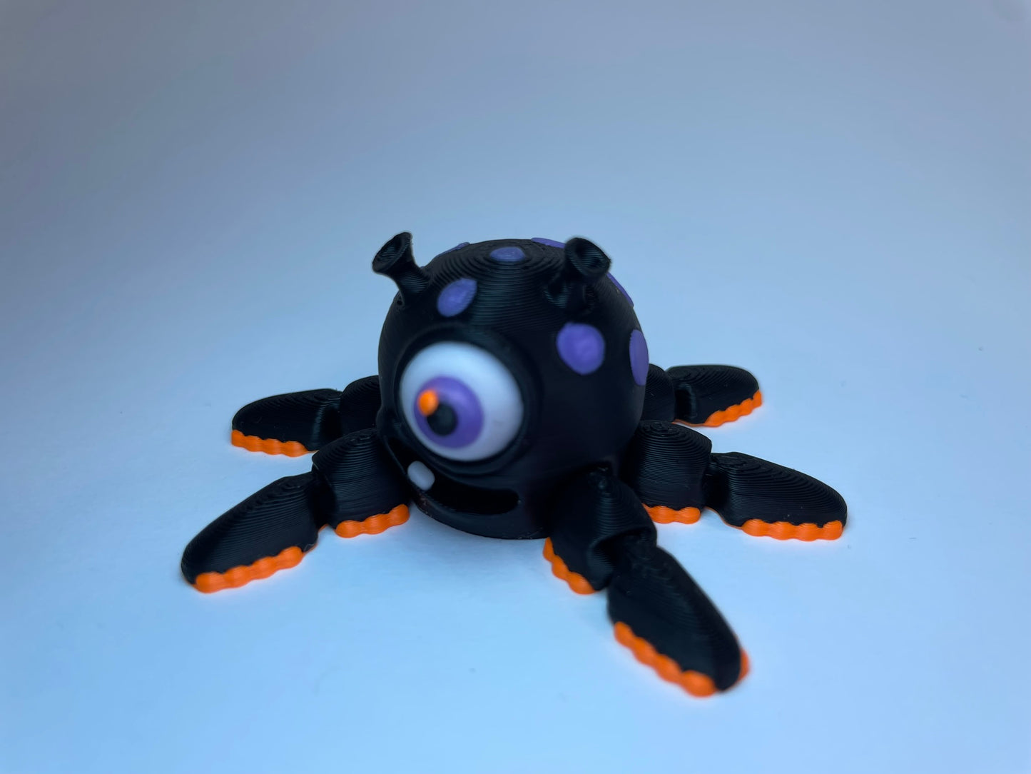 Flexi Alien Squid Spinner aus PLA, 3D-gedruckt von 3DruckAS