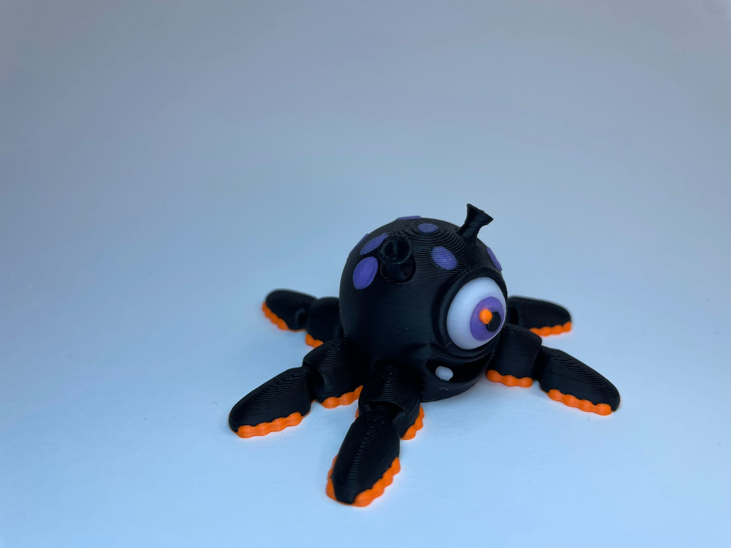 Flexi Alien Squid Spinner aus PLA, 3D-gedruckt von 3DruckAS