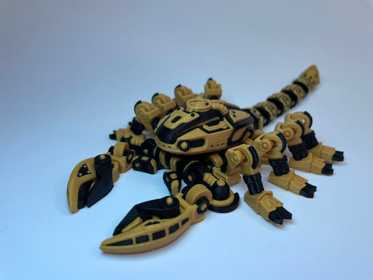 Flexi Cyber Skorpion aus PLA, 3D-gedruckt von 3DruckAS