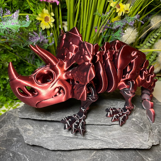 Flexi-Skelett Triceratops XL – Dino Figur | 3DruckAS