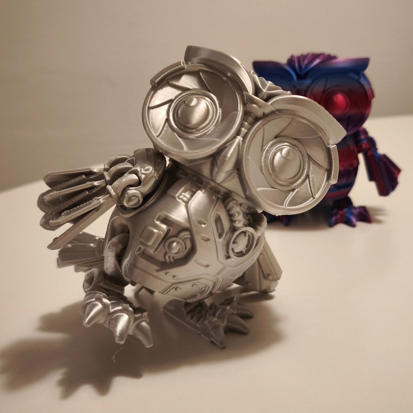 Cyber Eule Janin | Flexi | 3D-Druck Sammelfigur | 3DruckAS