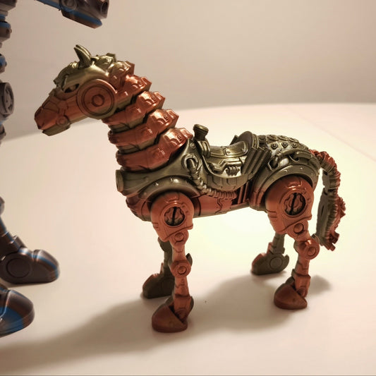 Cyber-Titan Flexi-Pferd XL – Sammelfigur | 3DruckAS