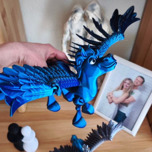 Pegasus Flexi-Figur XXL– Fliegendes Pferd | 3DruckAS