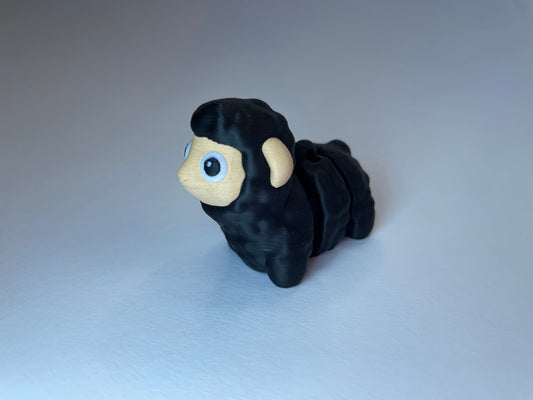 Flexi-Schaf Adrian – PLA, 3D-Schlüsselanhänger