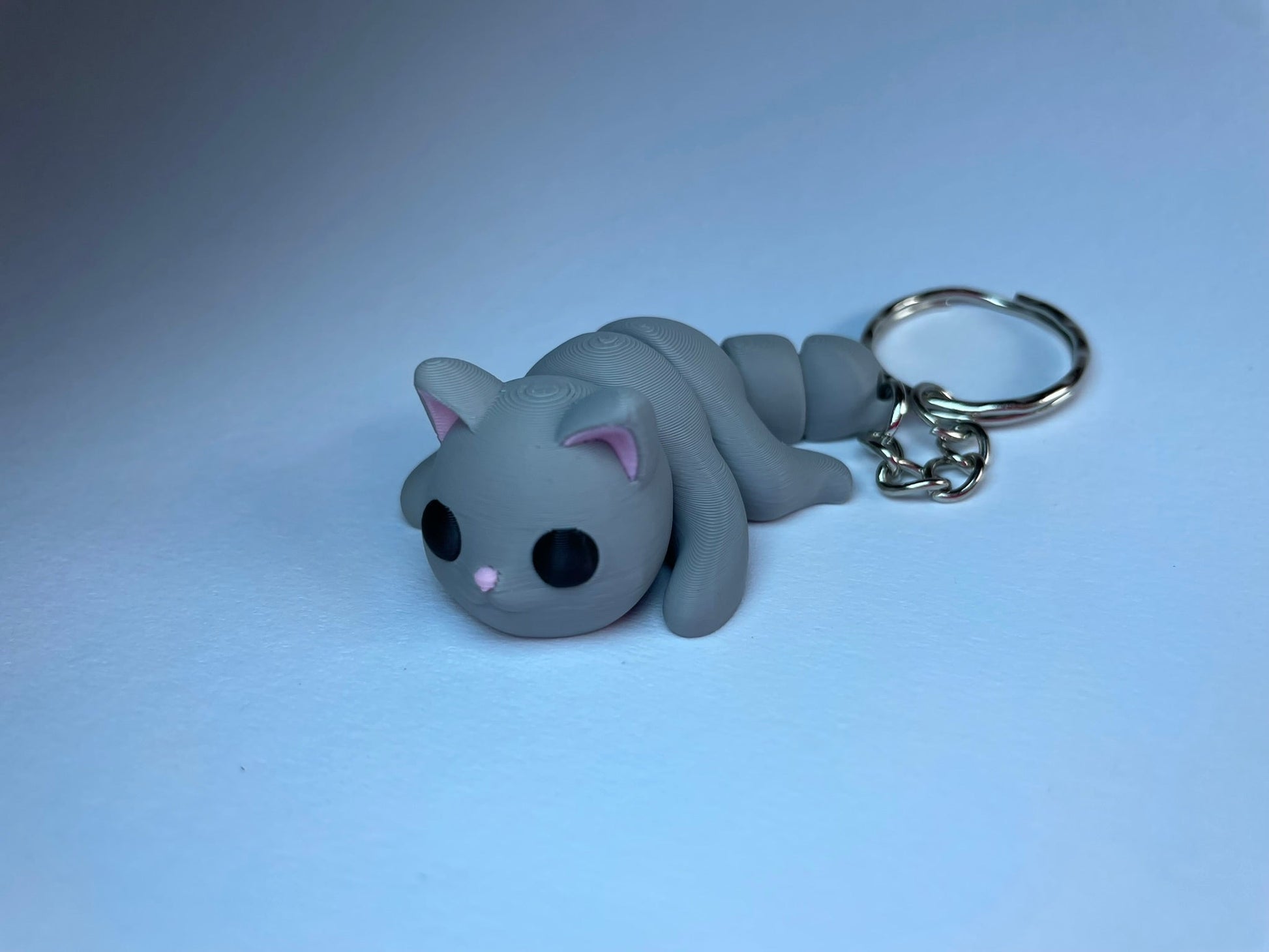 Artur – 3D-Katze Schlüsselanhänger aus PLA, gefertigt in Leutkirch