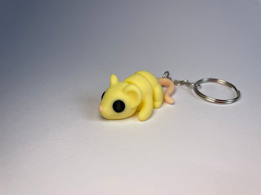 3D-Maus Anhänger Cheesy – Schlüsselbundfigur von 3DruckAS