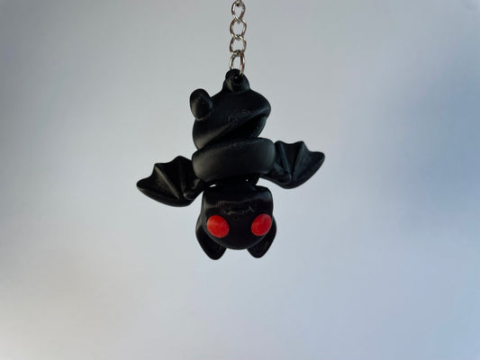 Fernando Schlüsselanhänger – bewegliche Fledermaus Figur, 3D-gedruckt
