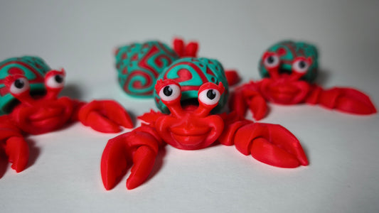 Flexi-Krabbe Kiana – PLA Figur als Geschenk oder Sammlerstück