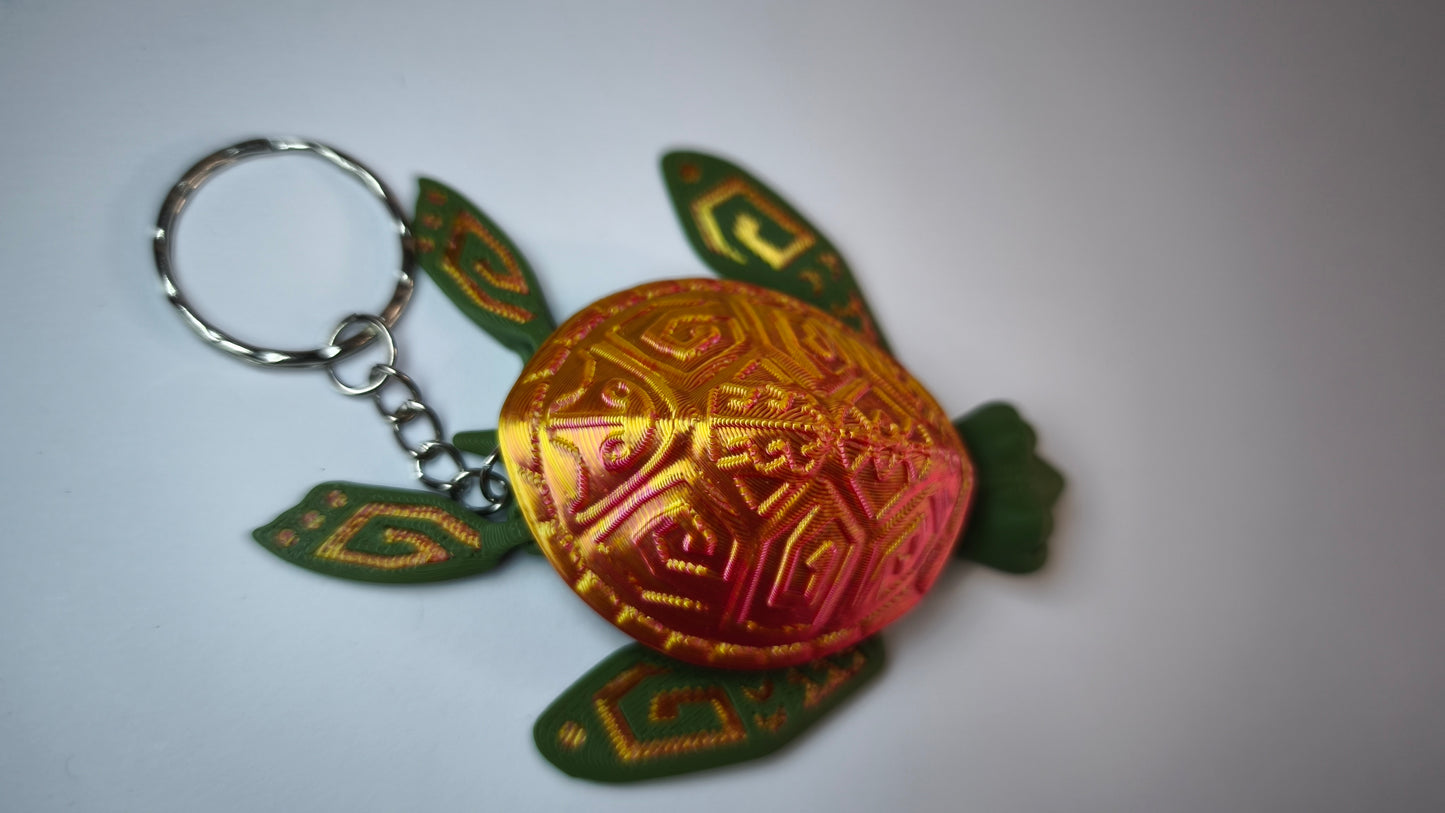 Soraya die Flexi-Schildkröte – 3D-gedruckte Figur mit Musterpanzer