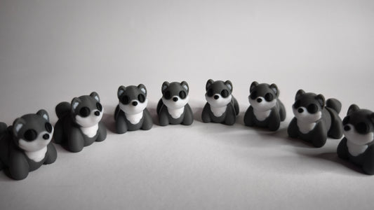 Flexi-Wolf Wolfi – kompakter Schlüsselanhänger aus PLA