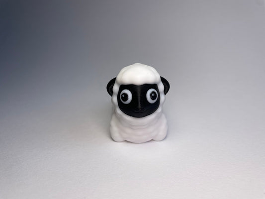 Flexi-Schaf Lotte – beweglicher PLA Schlüsselanhänger