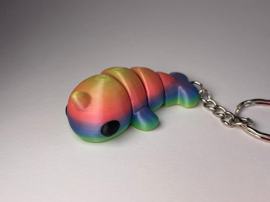 Marvin der Narwal – beweglicher 3D-Schlüsselanhänger von 3DruckAS