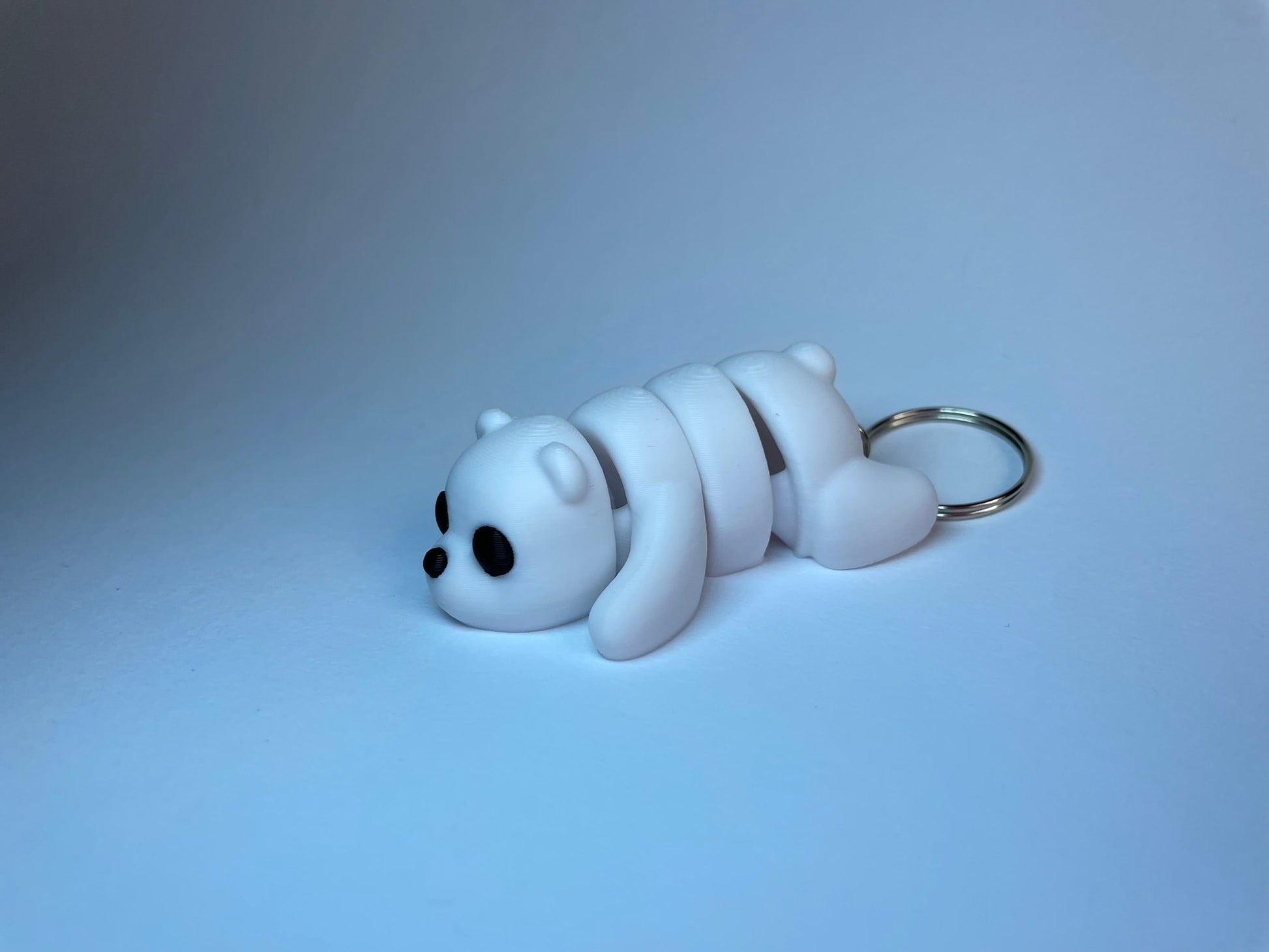 Flexi-Eisbär Schlüsselanhänger aus PLA, 3D-gedruckt von 3DruckAS