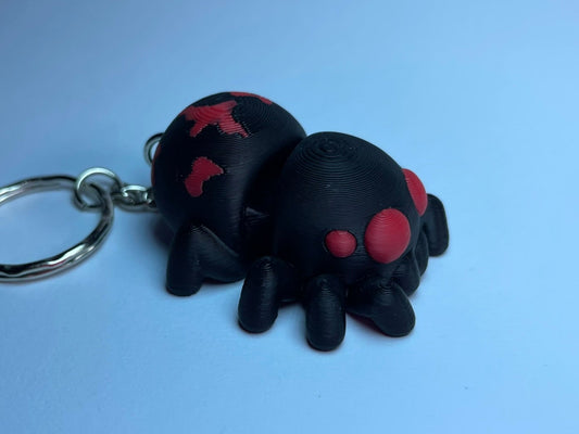 Flexi-Spinne Schlüsselanhänger aus PLA, 3D-gedruckt von 3DruckAS
