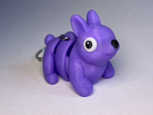 Flexi-Hässchen Schlüsselanhänger aus PLA, 3D-gedruckt von 3DruckAS