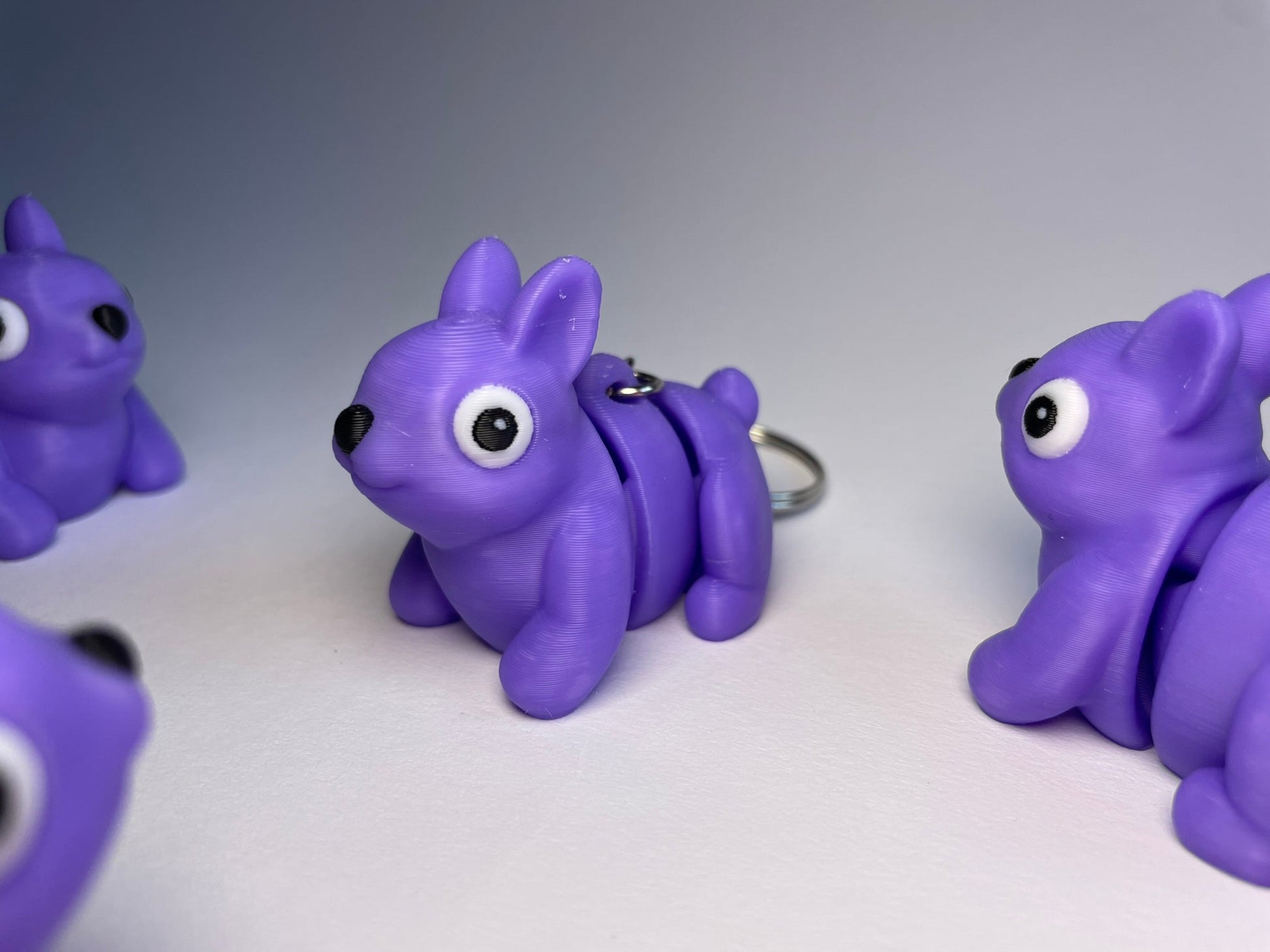 Flexi-Hässchen Schlüsselanhänger aus PLA, 3D-gedruckt von 3DruckAS