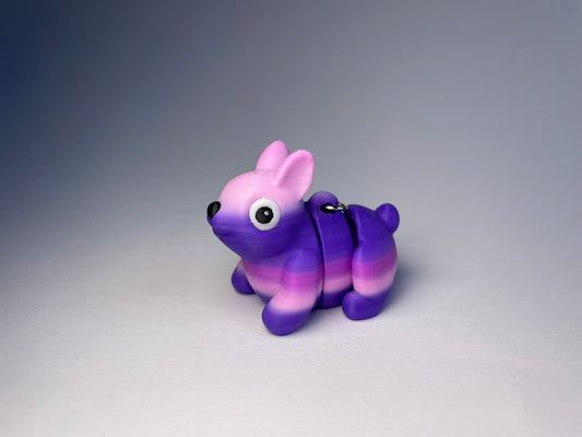 Flexi-Hässchen Schlüsselanhänger aus PLA, 3D-gedruckt von 3DruckAS