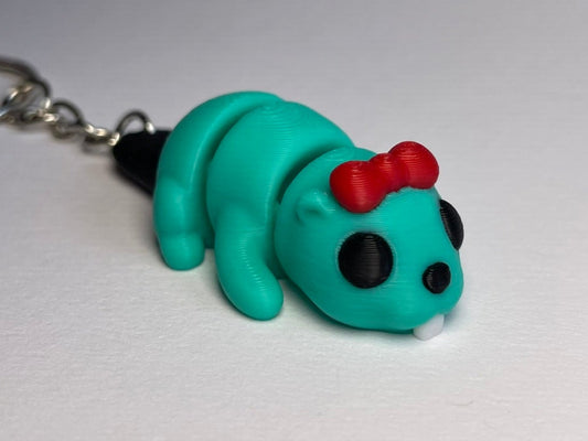Flexi-Biberin Schlüsselanhänger aus PLA, 3D-gedruckt von 3DruckAS