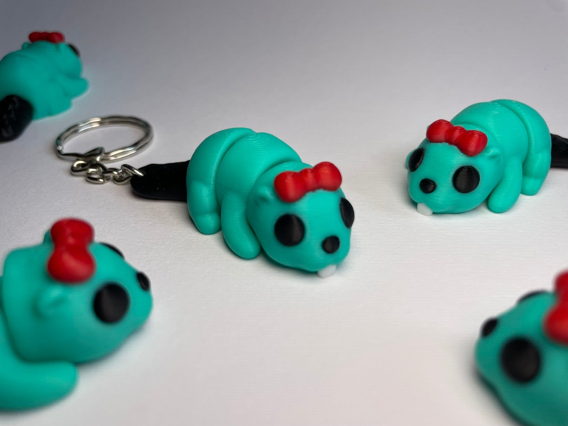 Flexi-Biberin Schlüsselanhänger aus PLA, 3D-gedruckt von 3DruckAS