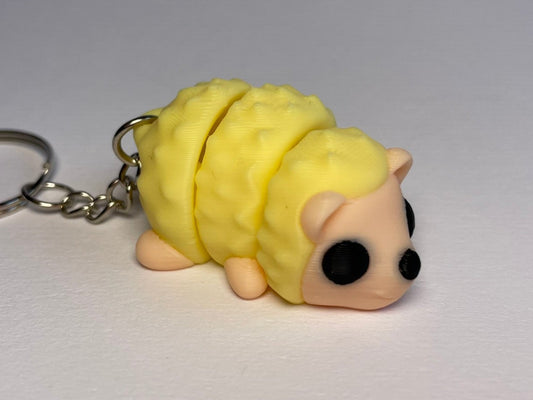 Flexi-Igel Schlüsselanhänger aus PLA, 3D-gedruckt von 3DruckAS
