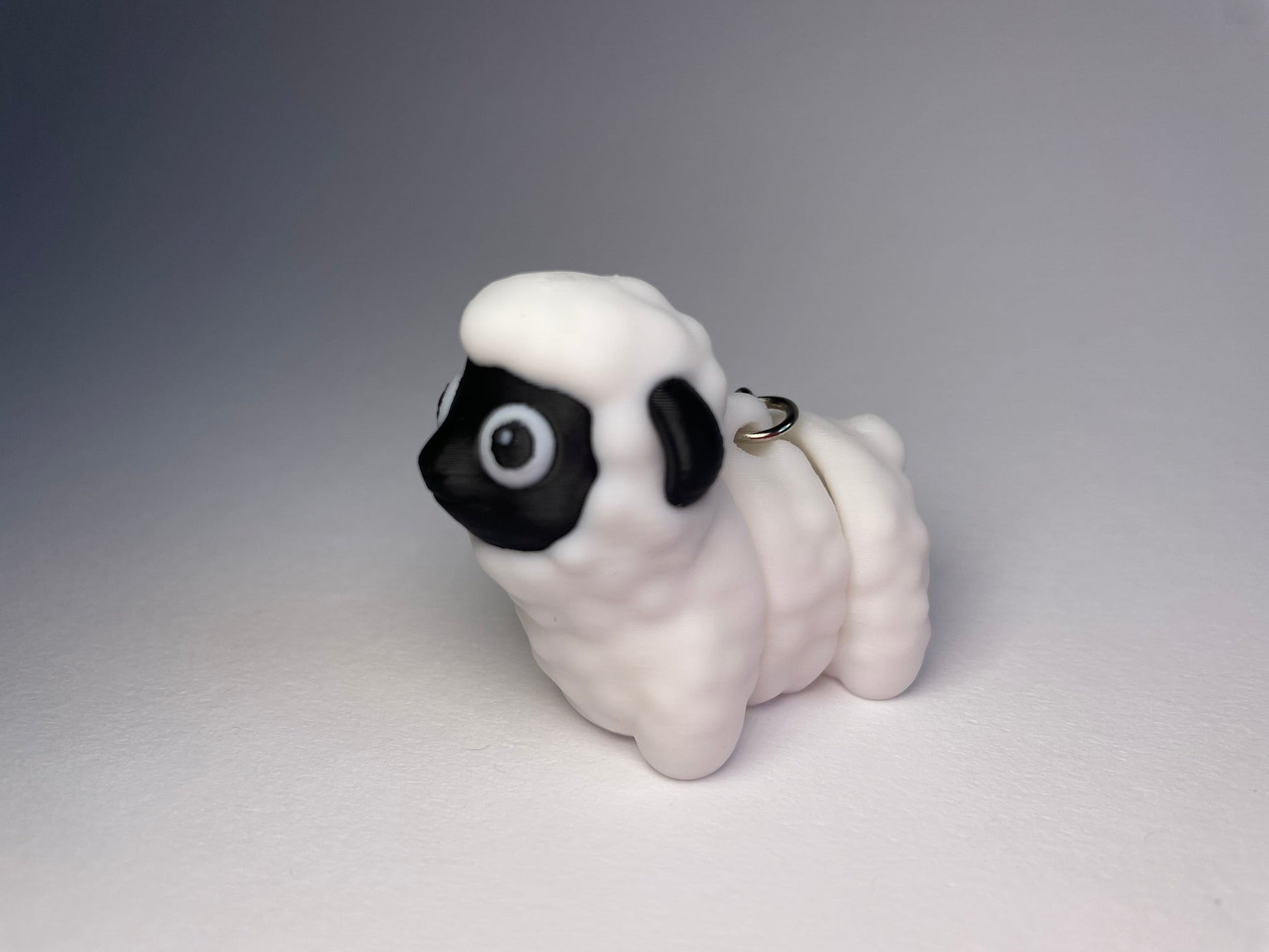 Flexi-Schaf Schlüsselanhänger aus PLA, 3D-gedruckt von 3DruckAS