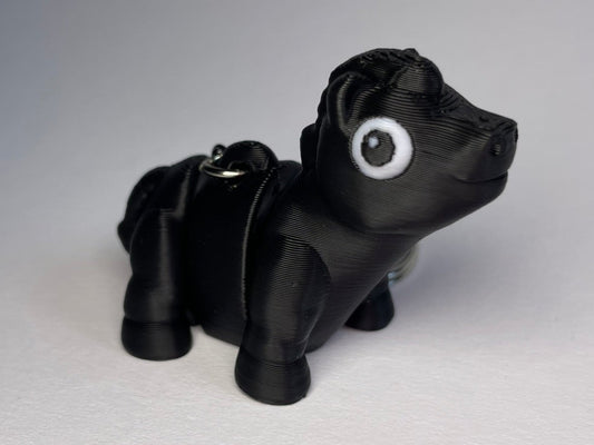 Flexi-Pferd Schlüsselanhänger aus PLA, 3D-gedruckt von 3DruckAS