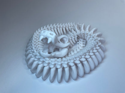 Flexi Skelett Schlange aus PLA, 3D-gedruckt von 3DruckAS