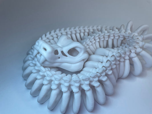 Flexi Skelett Schlange aus PLA, 3D-gedruckt von 3DruckAS