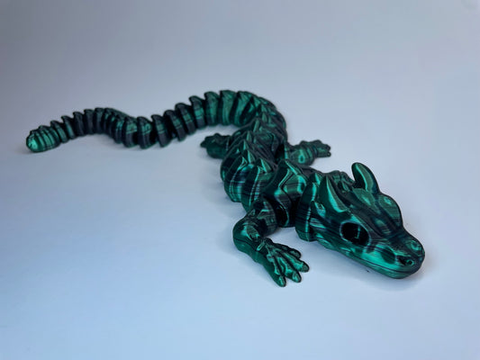 Flexi Skelett Drache aus PLA, 3D-gedruckt von 3DruckAS