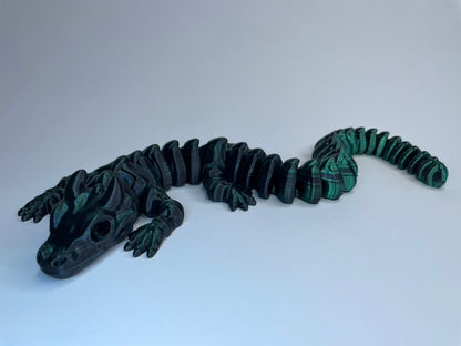 Flexi Skelett Drache aus PLA, 3D-gedruckt von 3DruckAS