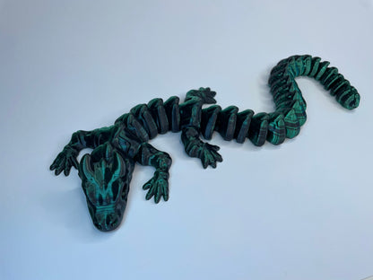 Flexi Skelett Drache aus PLA, 3D-gedruckt von 3DruckAS