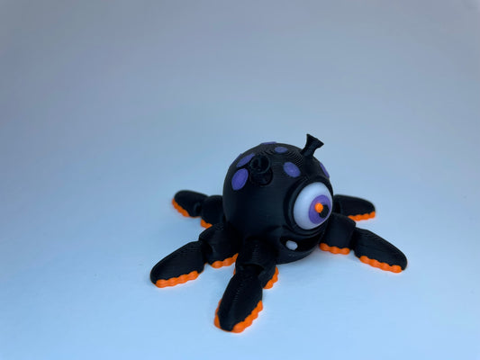 Flexi Alien Squid Spinner aus PLA, 3D-gedruckt von 3DruckAS