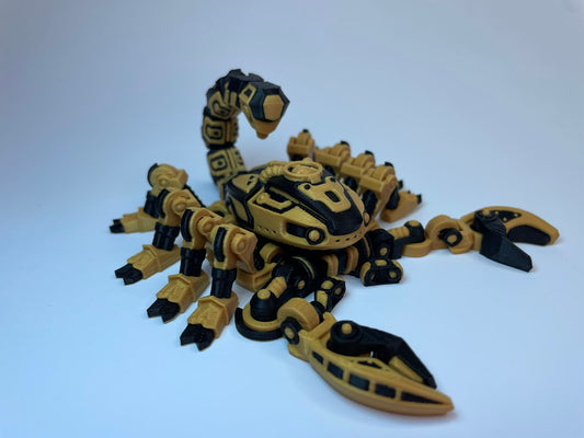 Flexi Cyber Skorpion aus PLA, 3D-gedruckt von 3DruckAS