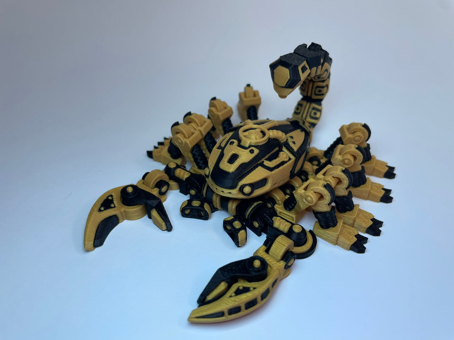 Flexi Cyber Skorpion aus PLA, 3D-gedruckt von 3DruckAS