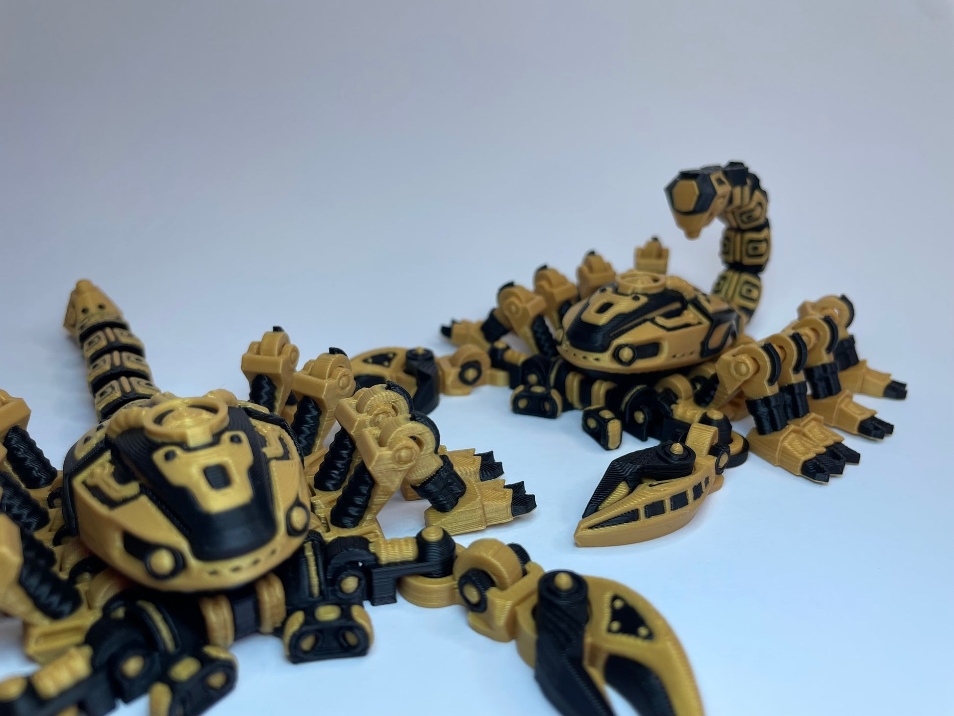 Flexi Cyber Skorpion aus PLA, 3D-gedruckt von 3DruckAS