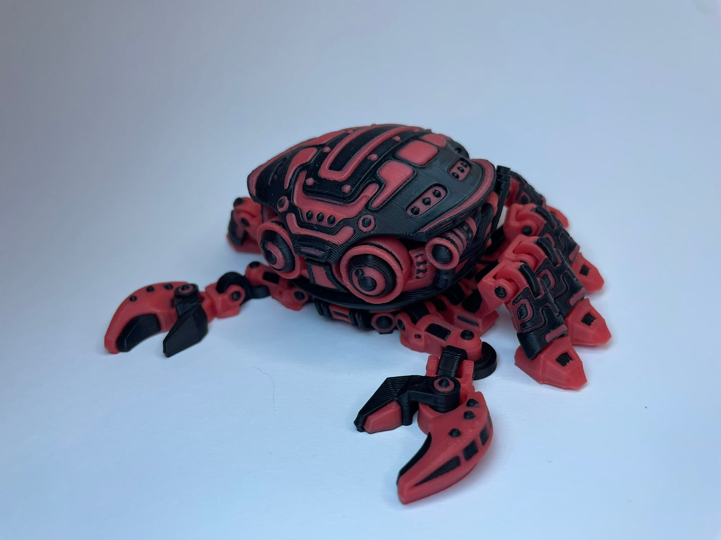 Flexi Cyber Krabbe aus PLA, 3D-gedruckt von 3DruckAS