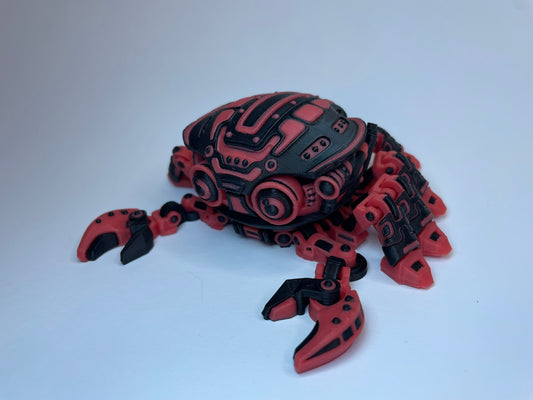 Flexi Cyber Krabbe aus PLA, 3D-gedruckt von 3DruckAS