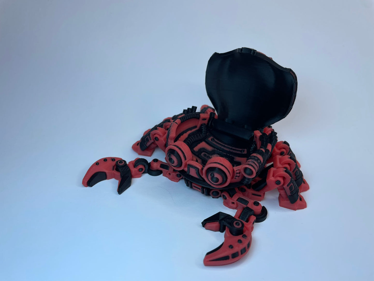 Flexi Cyber Krabbe aus PLA, 3D-gedruckt von 3DruckAS