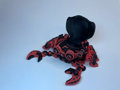 Flexi Cyber Krabbe aus PLA, 3D-gedruckt von 3DruckAS